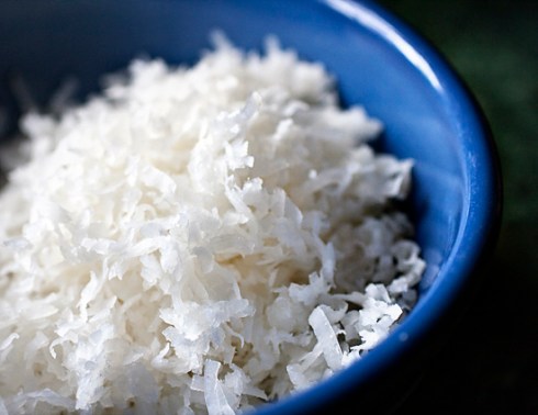 coconut shavings