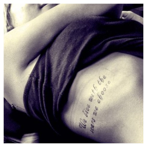 rib tattoo
