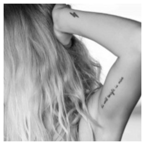 under arm tattoo girls